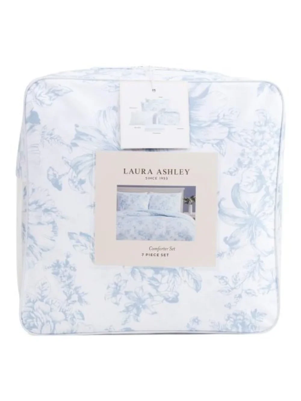 LAURA ASHLEY 7pc Comforter Set